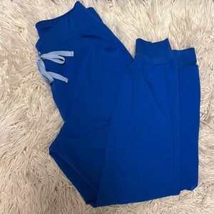 Figs Blue Jogger Pants Sz medium